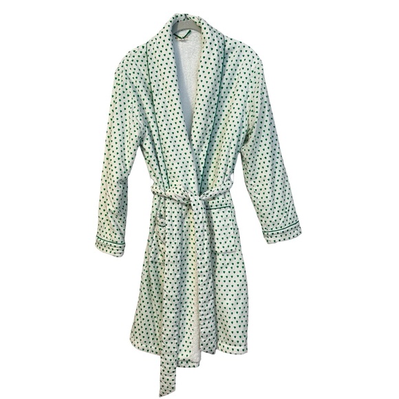 Roller Rabbit Robe with Green Heart Print - Picture 7 of 13
